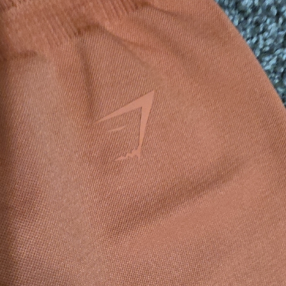 NWOT Gymshark High-Waist Leggings in Rust Orange - Picture 3 of 4